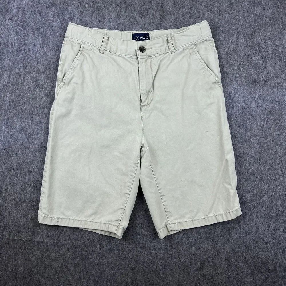 Lot Of 3 Childrens Place Boys Uniform Pants Chino Khaki Black 9